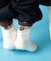 画像2: GYMMASTER/HAPPY EMBROIDERY KONBI SOX  COFFEE (2)