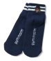 画像1: GYMMASTER/HAPPY EMBROIDERY SHORT SOX  NAVY (1)