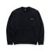 画像1: RATS/FLEECE CREW NECK SWEAT  BLACK (1)