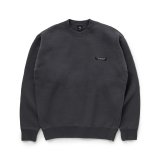 RATS/FLEECE CREW NECK SWEAT  CHARCOAL