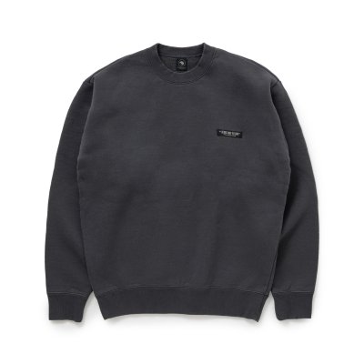 画像1: RATS/FLEECE CREW NECK SWEAT  CHARCOAL