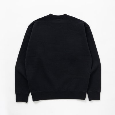 画像2: RATS/FLEECE CREW NECK SWEAT  BLACK