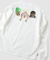 GYMMASTER/ONE LOVE EMBROIDERY LS T  WHITE