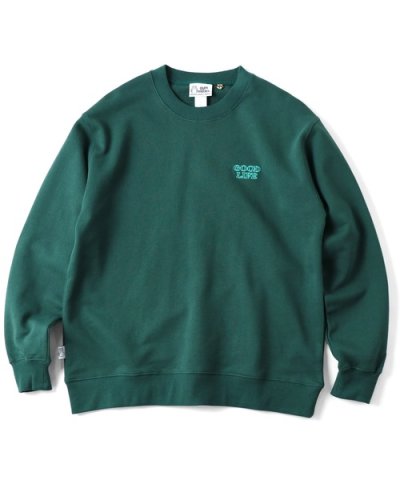 画像5: (再入荷) GYMMASTER/GOOD LIFE EMBROIDERY SWEAT GRAYISH BLUE