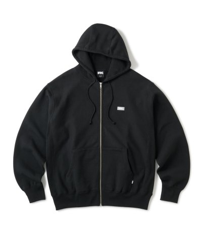 画像1: FTC/REFLECTIVE SMALL BOX LOGO ZIPUP HOODY BLACK