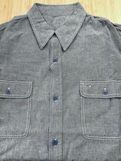 画像3: VINTAGE EL/CHAMBRAY SHIRTS  BLUE