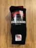 画像2: RAIL ROAD SOCK/CREW 3P SOCKS  BLACK (2)