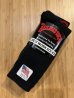 画像1: RAIL ROAD SOCK/CREW 3P SOCKS  BLACK (1)