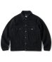 画像1: FTC/DENIM TRUCKER JACKET  BLACK (1)