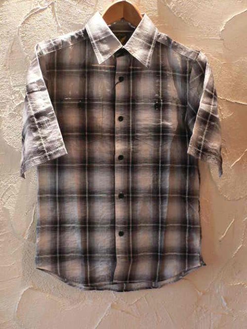 他の写真1: ☆SALE 55%OFF☆ BURDEN/CHECK SHIRTS  BLACKxGRAYxWHITE