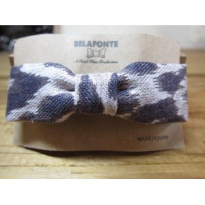 画像: BELAFONTE/CLIP BOW TIE LEOPARD