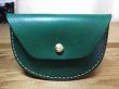 画像1: GROK LEATHER/HALF MOON COIN CASE  GREEN