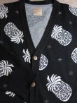 画像3: BELAFONTE/HAWAIIAN KNIT CARDIGAN  BLACK