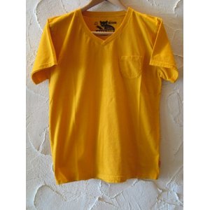 画像: CAT'S PAW/S/S V NECK T  GOLD