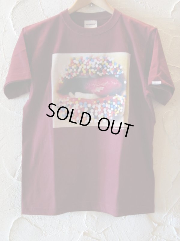 画像1: INTERFACExFeelFORCE/CANDY S/S TEE  BURGUNDY