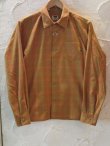 画像1: RATS/T/C BROWN CHECK SH L/S  BROWN