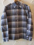 画像1: RATS/PANAMA CHECK SH L/S  GRAY