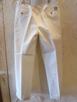 画像2: BELAFONTE/RAGTIME CHINOCLOTHTROUSER OFFWHITE