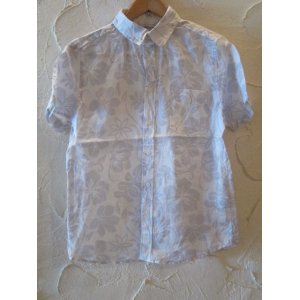 画像: (SALE 40%OFF) PAN HARD/RAMIE FLOWER S/S SHIRTS  WHITE