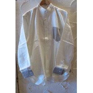 画像: ☆50%OFF☆ APRYL FOOL/BAND COLLAR SHIRTS  OFFWHITE