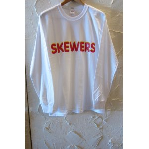 画像: (SALE30%OFF) SKEWERS/L/S TEE  WHITE