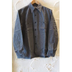 画像: BUZZ RICKSON'S/COTTON COVERT WORK SH  BLACK