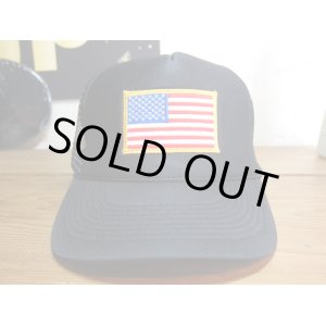 画像: BELIVE/US FLAG MESH CAP  BLACK