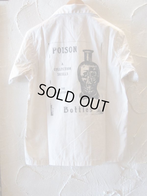 画像1: GANGSTERVILLE(ギャングスタービル)/POISON S/S SHIRTS  WHITE