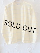 画像: (DEAD STOCK) COREFIGHTER/BORDER L/S T  YELLOW