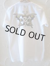 画像: RATS/SKULL BUTTERFLY T  WHITE