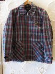 画像1: (DEAD STOCK) COREFIGHTER/CHECK MELTON JKT  GRAY