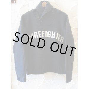 画像: (SALE 30%OFF)(DEAD STOCK) COREFIGHTER/SHAWLL COLLAR KNIT  BLACK