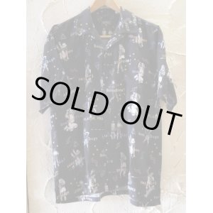 画像: (再入荷） VINTAGE EL/POP ALOHA SHIRTS  BLACK