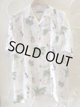 画像: (再アップ) VINTAGE EL/HULA ALOHA SHIRTS  WHITE