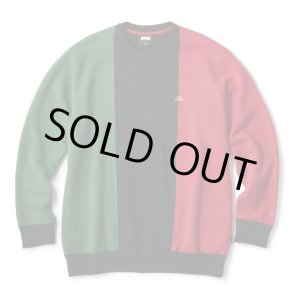 画像: FTC/COLOR BLOCKED CREW NECK  BLACK