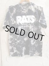 画像: RATS/TIE DYE BOX LOGO T  BLACK