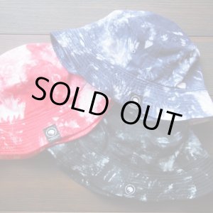 画像: RATS/TIE DYE BUCKET HAT  RED