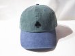 画像2: BELIVE/WAPPEN LOW CAP 2TONE  GREENxNAVY