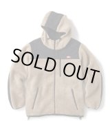 画像: FTC/HOODED SHERPA FLEECE JKT  BEIGE