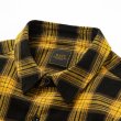 画像3: RATS/PRINT FLANNEL CHECK SHIRT BLACKxYELLOW