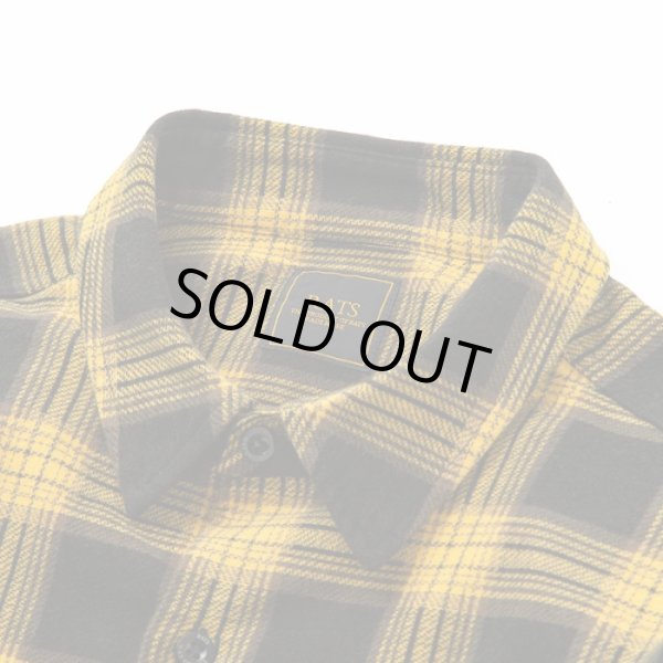 画像3: RATS/PRINT FLANNEL CHECK SHIRT BLACKxYELLOW