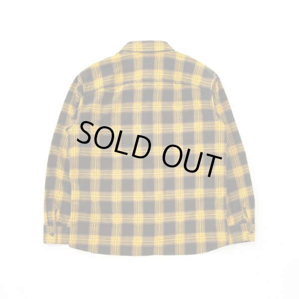 画像2: RATS/PRINT FLANNEL CHECK SHIRT BLACKxYELLOW