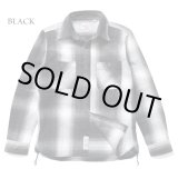 画像: HOUSTON/OMBRE CHECK VIYELLA SHIRT  BLACK