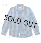 画像: HOUSTON/BLOCK CHECK VIYELLA SHIRTS  NAVY