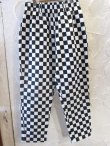 画像1: CORISCO/CHEF'S PANTS CHECKER FLAG