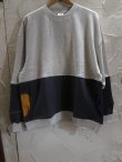 画像1: GO SLOW CARAVAN/COLOR PKT BIG SWEAT  OATMEAL