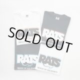 画像: RATS/BOX FLAME T  BLACKxORANG