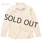 画像: HOUSTON/STRIPE VIYELLA SHIRT  ORANGE