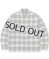 画像: FTC/QUILTED LINED PLAID NELL SHIRT  BLACK