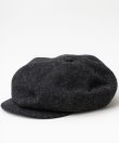 画像1: BELAFOTE/RT PEAKY HAT COTTON WWL HB BLKxCHAC